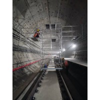 隧道施工架 輕型鋁合金組合施工作業架 搭拆便捷