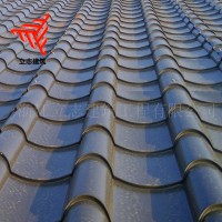 765型鋼結構金屬屋面瓦0.5mm彩鋼屋脊瓦 仿古彩鋼琉璃瓦