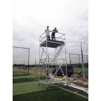 低空工作鋁合金腳手架平臺 組合式工作架 移動快裝