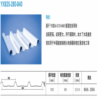 上海新之杰YXB35-280-840型屋墻面彩鋼瓦