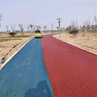 新疆透水混凝土廠家 生態城市用膠結料不掉子