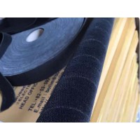 黑短絨糙面帶，黑絨布K-71